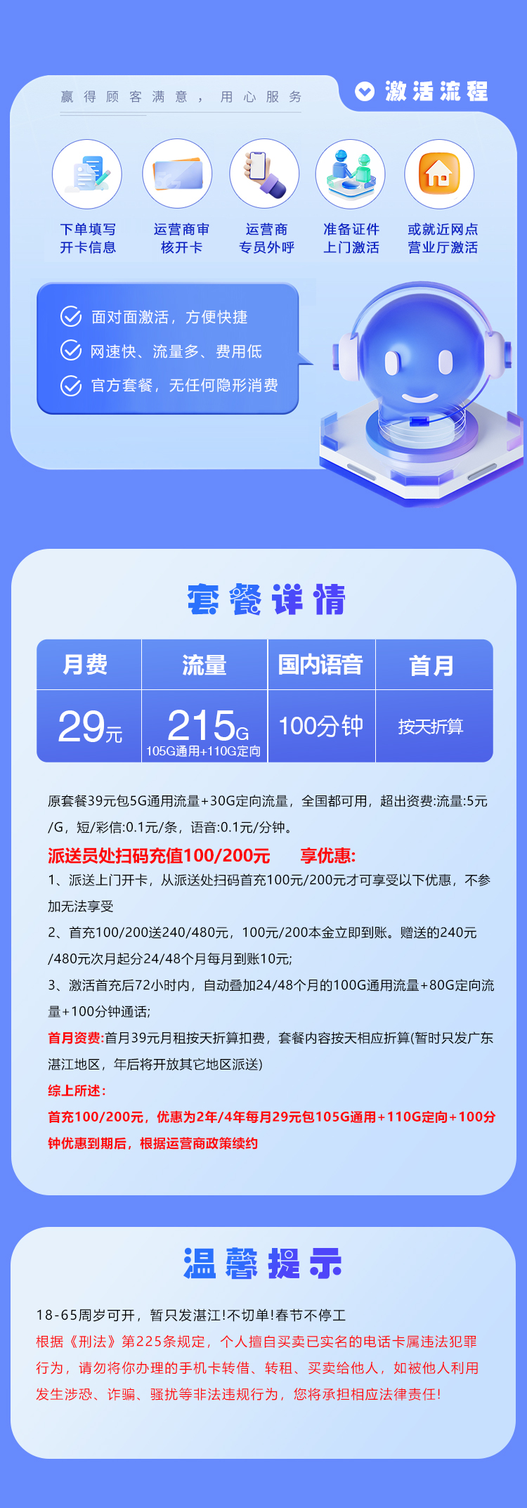 湛江电信专属卡【29元215G+100分钟】详情.jpg
